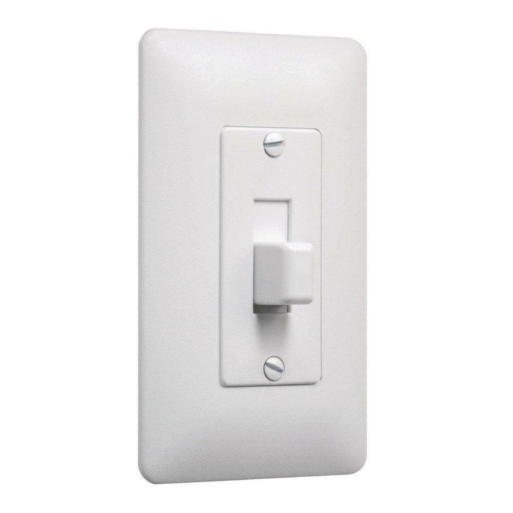 1 Gang Wall Plate In Textured White Indoor Lighting Parts & Accessories