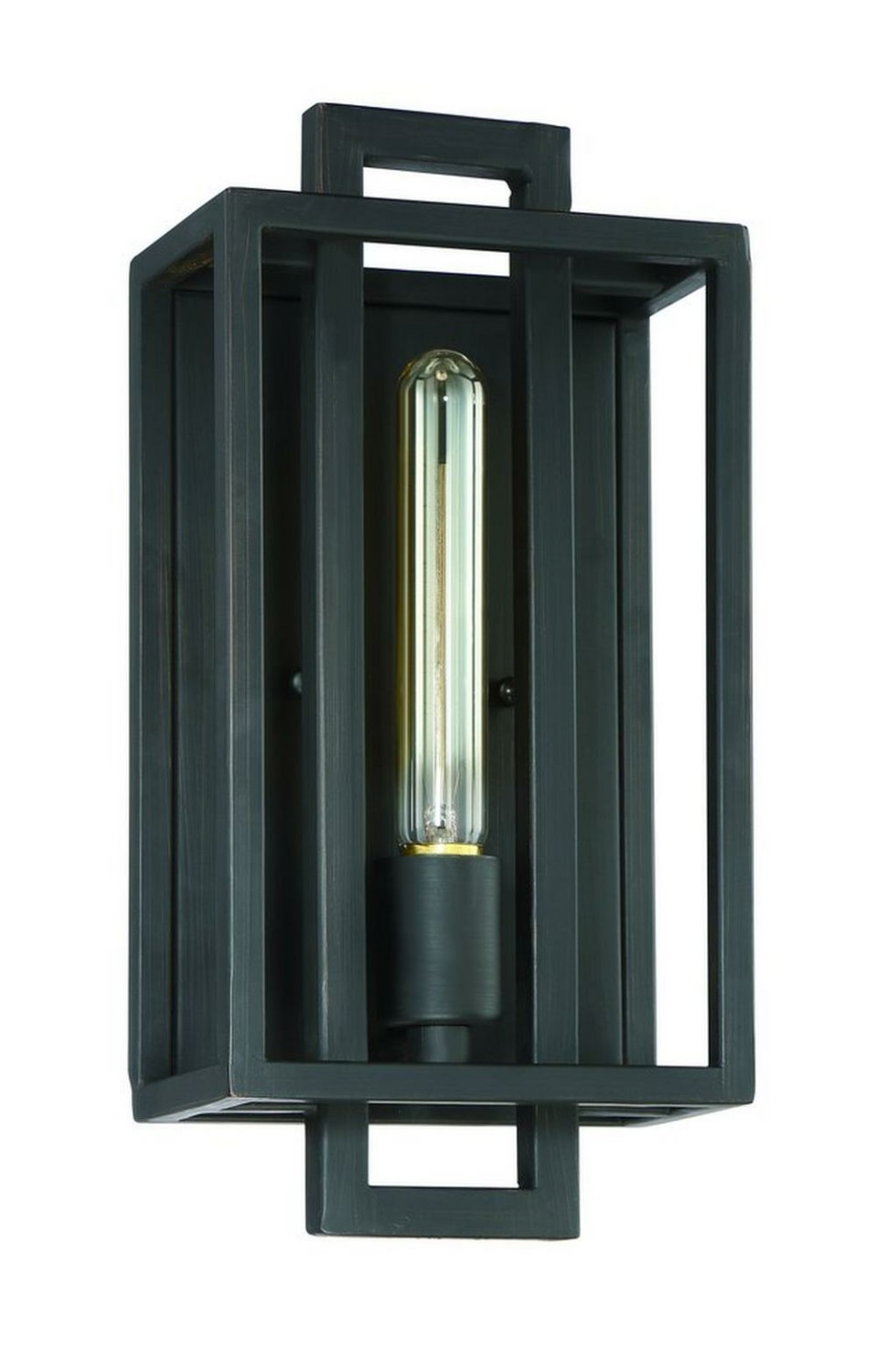 1-Light 60W Wall Sconce In Aged Bronze Brushed Indoor Lighting Aged Bronze Brushed