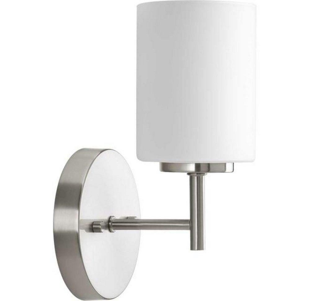 1-Light Bath Light In Brushed Nickel Bathroom Lighting Brushed Nickel