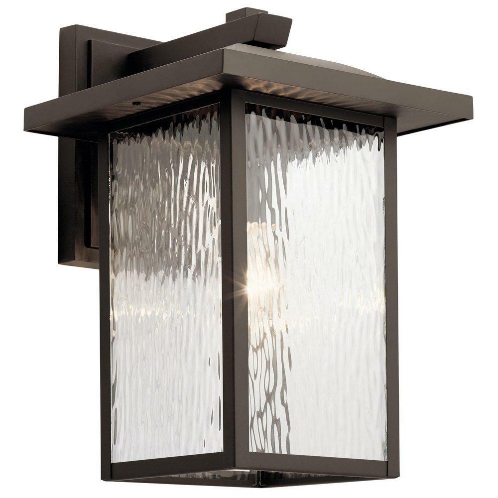 100W 1-Light 16 In. Outdoor Wall Sconce In Olde Bronze Outdoor Lighting Olde Bronze