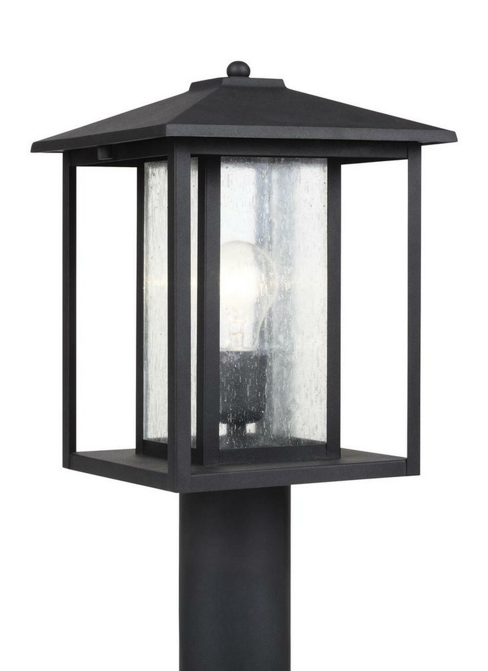 100W 1-Light Medium E-26 A19 Incandescent Outdoor Post Lamp In Black Outdoor Lighting Black