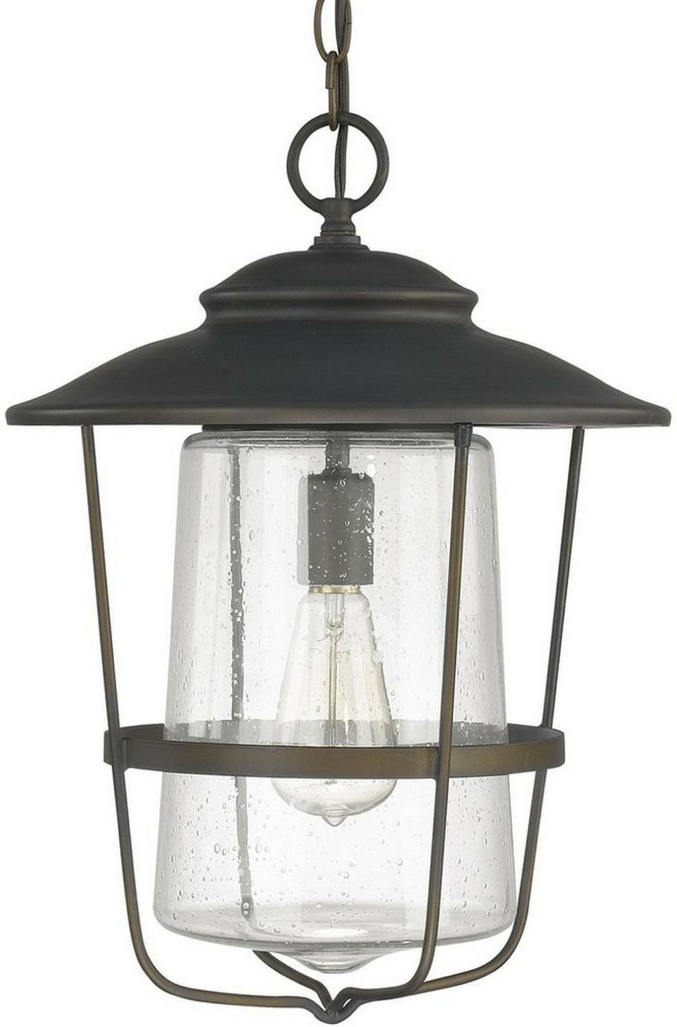 100W 1-Light Medium E-26 Incandescent Hanging Lantern In Old Bronze Outdoor Lighting Old Bronze