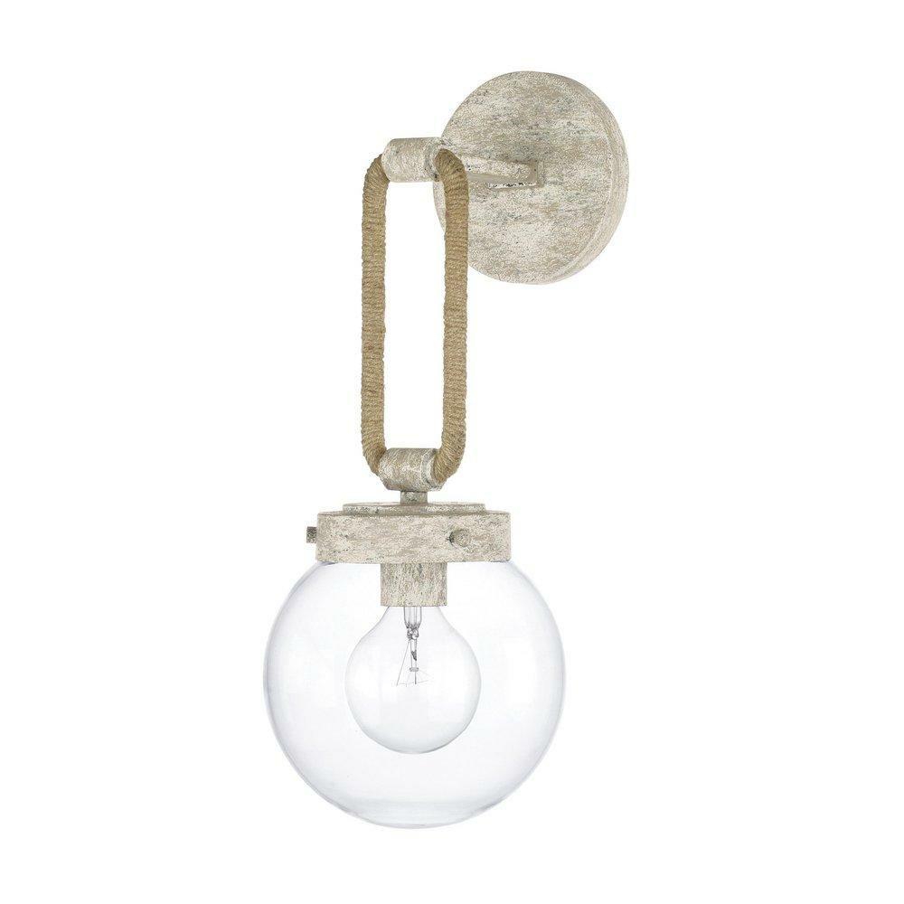 100W 1-Light Medium E-26 Incandescent Wall Sconce In Mystic Sand Indoor Lighting Mystic Sand