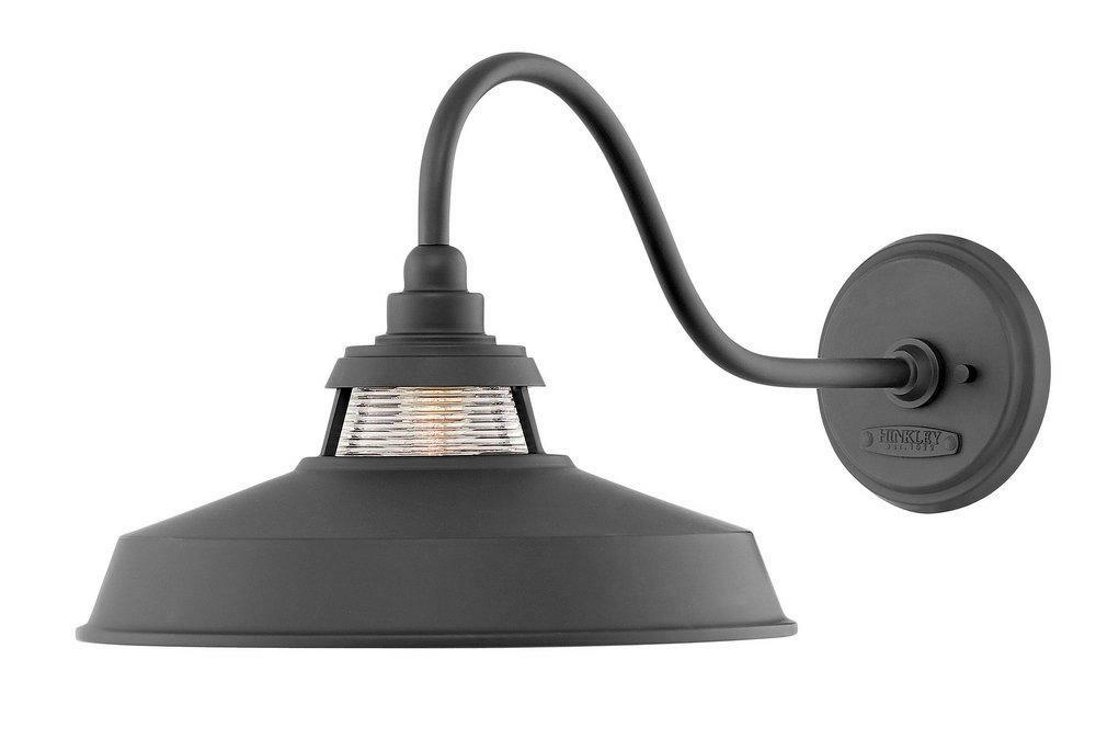 100W 1-Light Medium E-26 Outdoor Wall Sconce In Black Outdoor Lighting Black