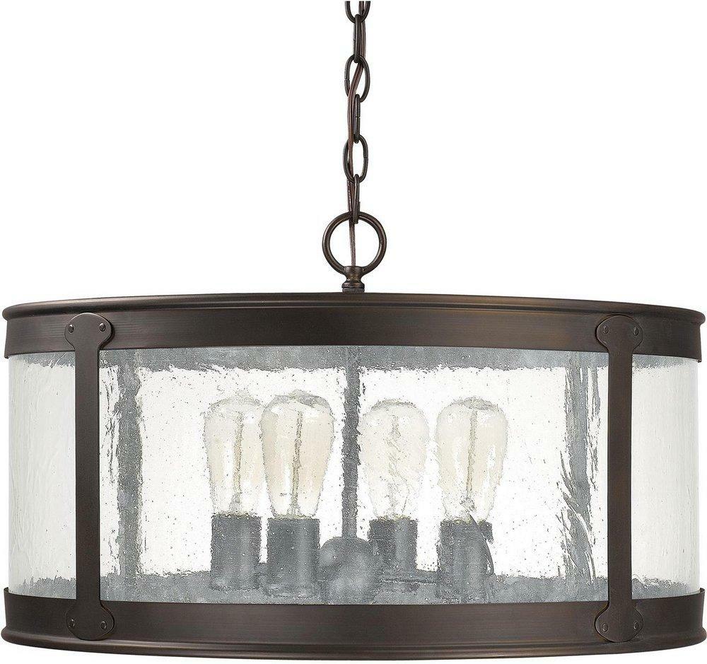 100W 4-Light Medium E-26 Outdoor Pendant In Old Bronze Outdoor Lighting Old Bronze