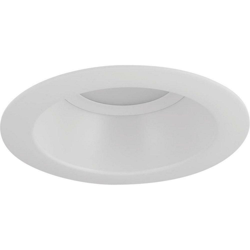 10W 1-Light Led Recessed Ceiling Light In Satin White Indoor Lighting Satin White