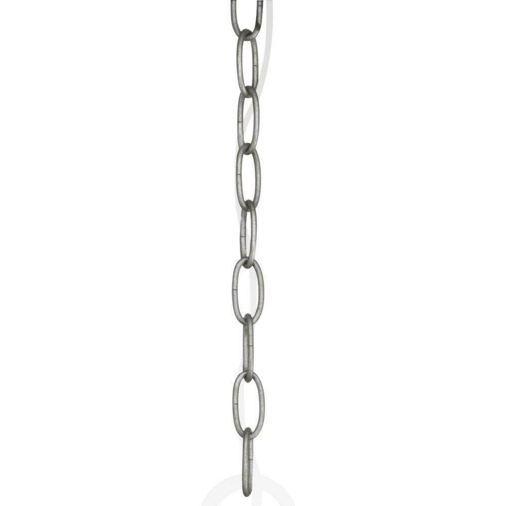 120 In. 9 Ga Lighting Chain In Galvanized Indoor Lighting Parts & Accessories Galvanized