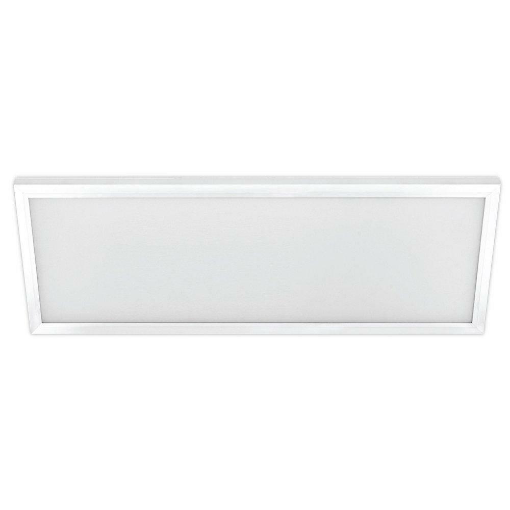 13-39/100 X 12 In. 50W 1-Light Integrated Led Flush Mount Ceiling Fixture In White Ceiling Lighting White