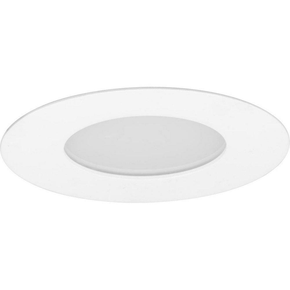 13W 1-Light Led Edgelit Canless Recessed Downlight In Satin White Indoor Lighting Satin White