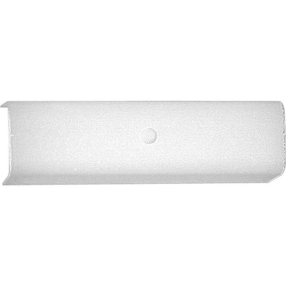 14 In. 100W 2-Light Vanity Fixture In White Bathroom Lighting White