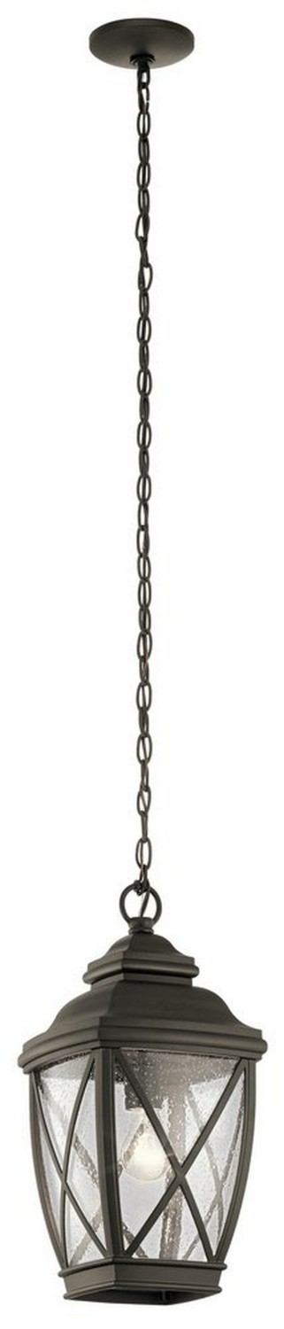 150W 1-Light Medium E-26 Incandescent Outdoor Pendant In Olde Bronze Outdoor Lighting Olde Bronze