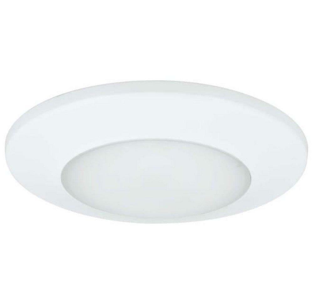 17.3W 3000K Led Flushmount Ceiling Fixture With White Polycarbonate Lens In White Ceiling Lighting White