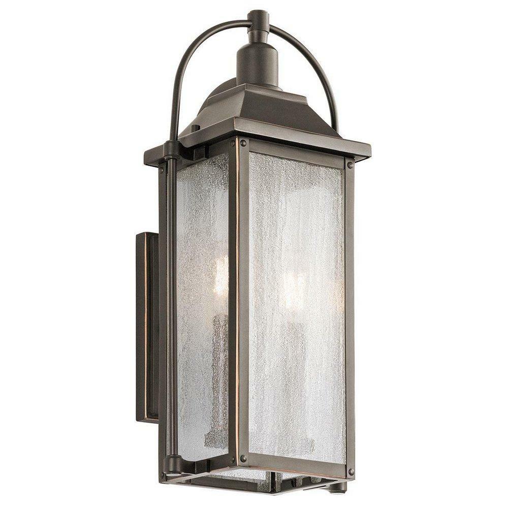 18-1/2 In. 40W 2-Light Outdoor Wall Lantern In Olde Bronze Outdoor Lighting Olde Bronze