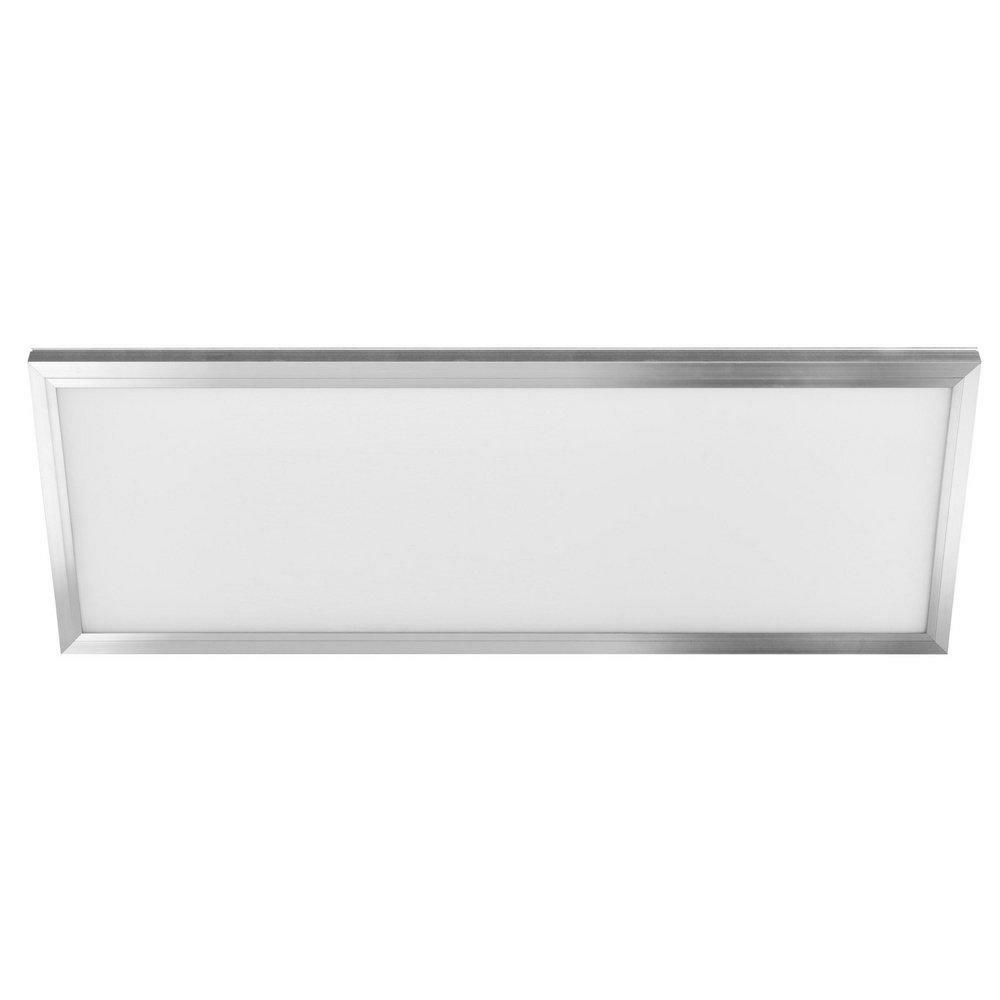 1X4 Color Selectable 6-Way Edge-Lit Flat Panel Nickel Ceiling Lighting