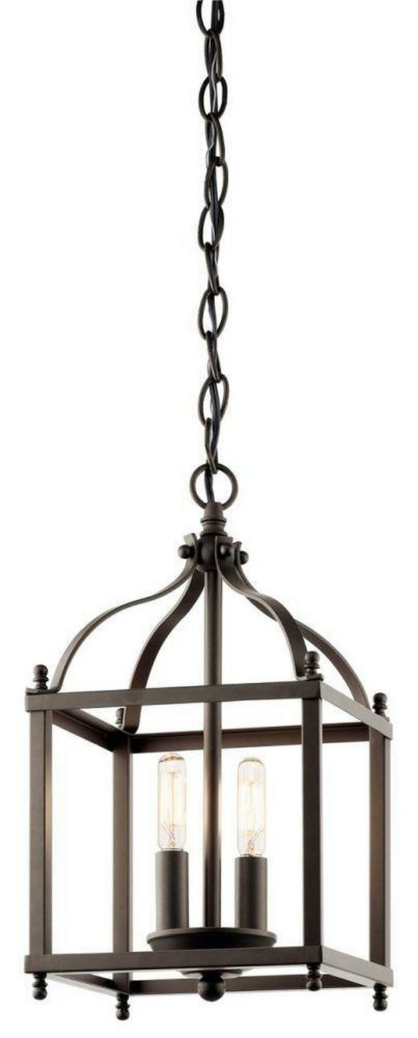 2-Light Pendant In Olde Bronze Foyer Lighting Olde Bronze