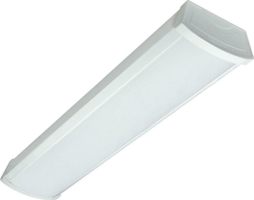 20W 1-Light Led Ceiling Light In White Ceiling Lighting White