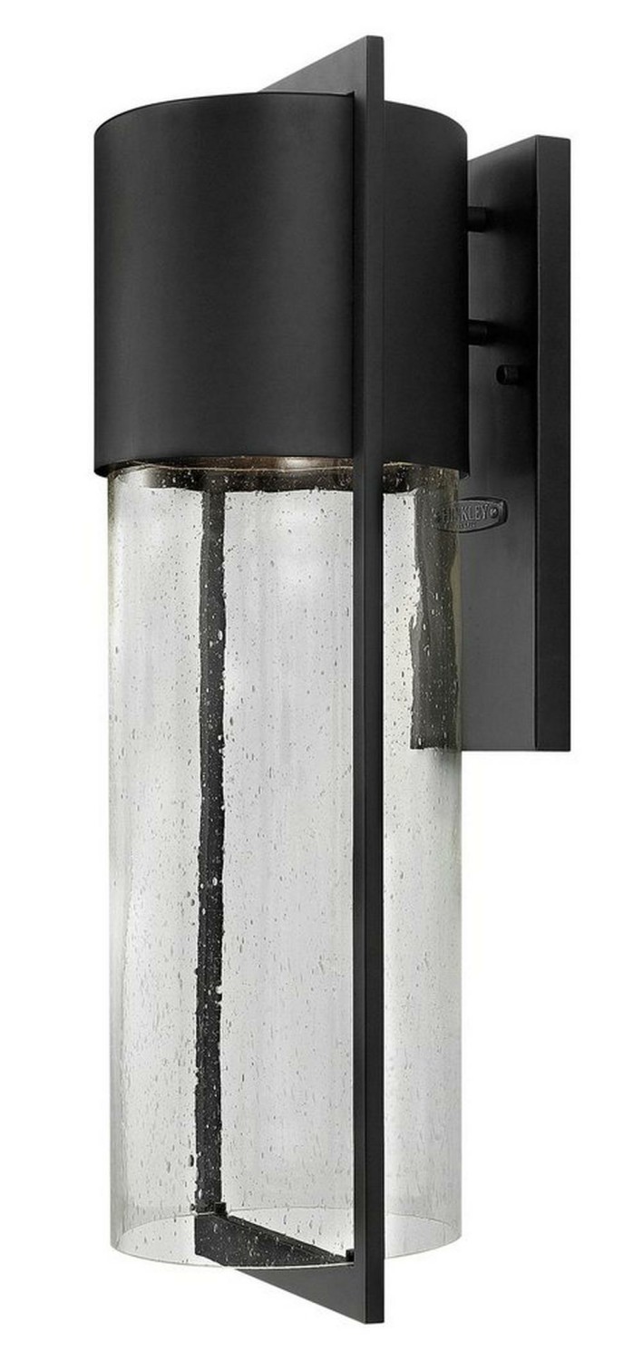 23-3/10 In. 100W 1-Light Outdoor Wall Lantern In Black Outdoor Lighting Black