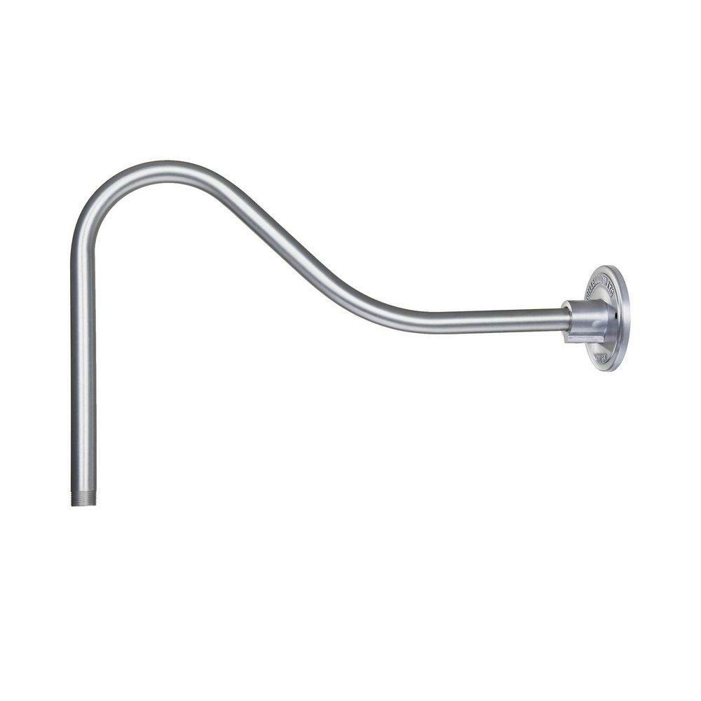 23 In. Goose Neck Stem In Galvanized Indoor Lighting Parts & Accessories Galvanized