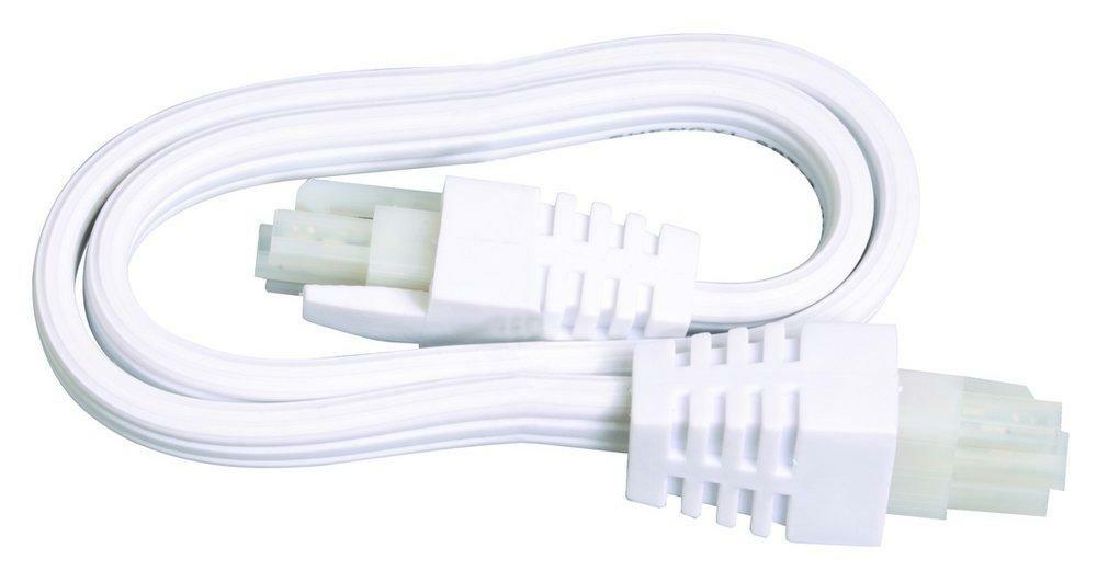 24 In. Interconnect Cord In White Indoor Lighting Parts & Accessories White