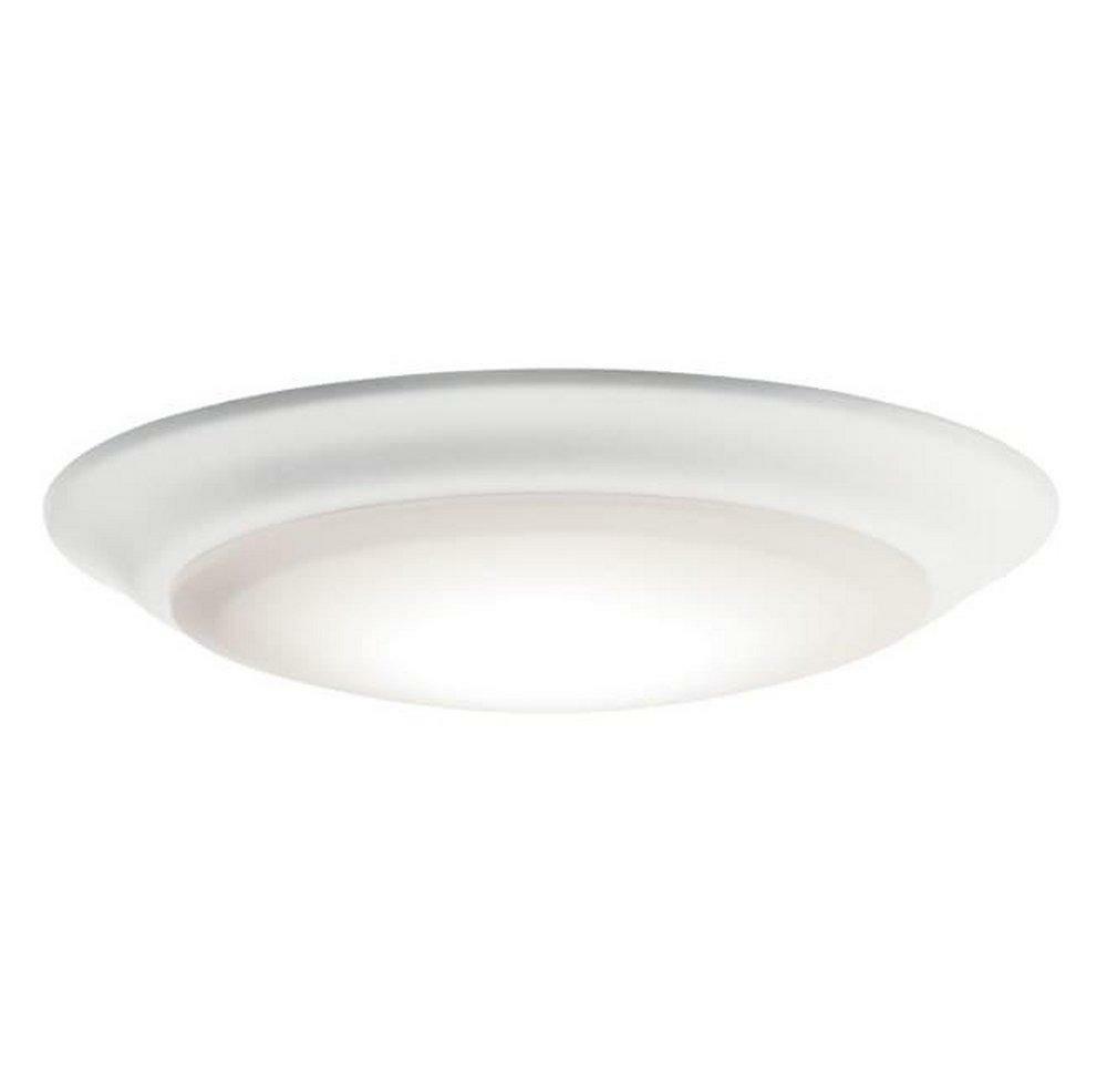 2700K 15W 1-Light Ceiling Light Fixture In White Ceiling Lighting White