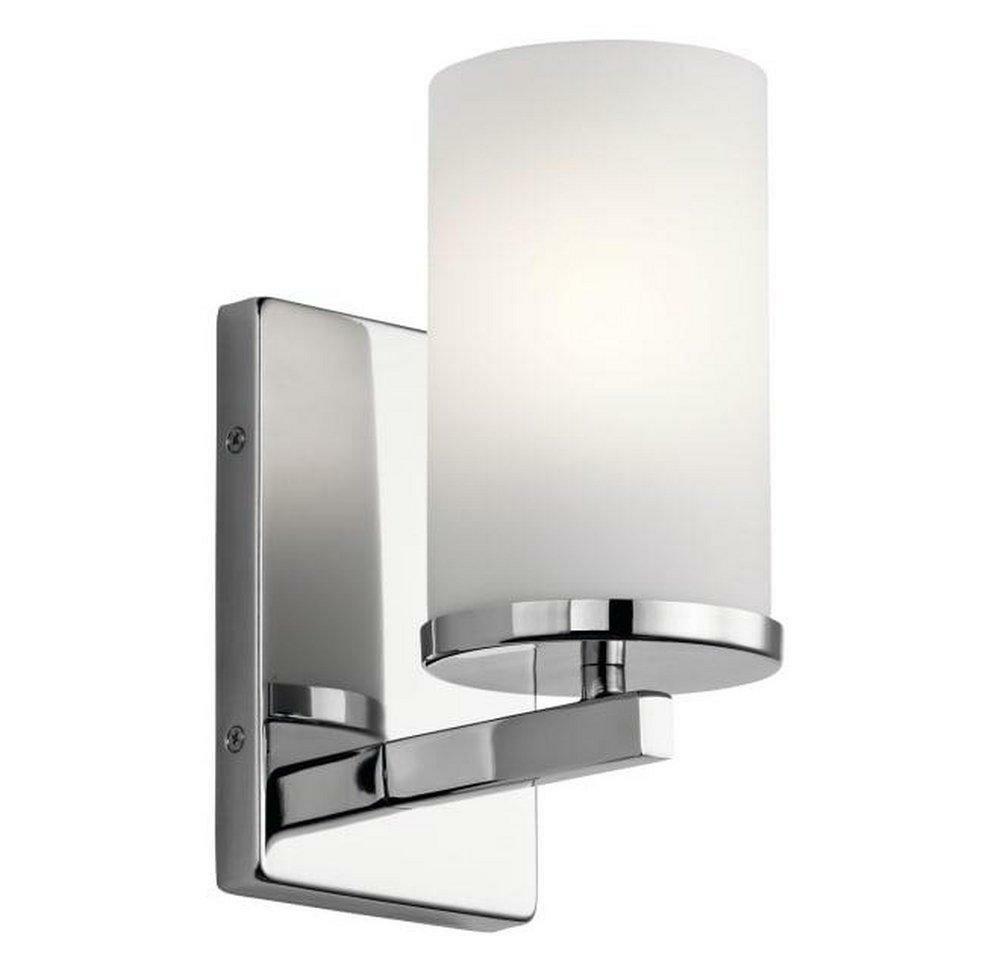 30W 1-Light Wall Sconce In Polished Chrome Indoor Lighting Chrome