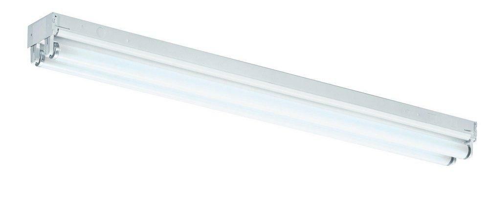 32W 2-Light Medium Bi-Pin Fluorescent Standard Strip Light In White Fluorescent Lighting