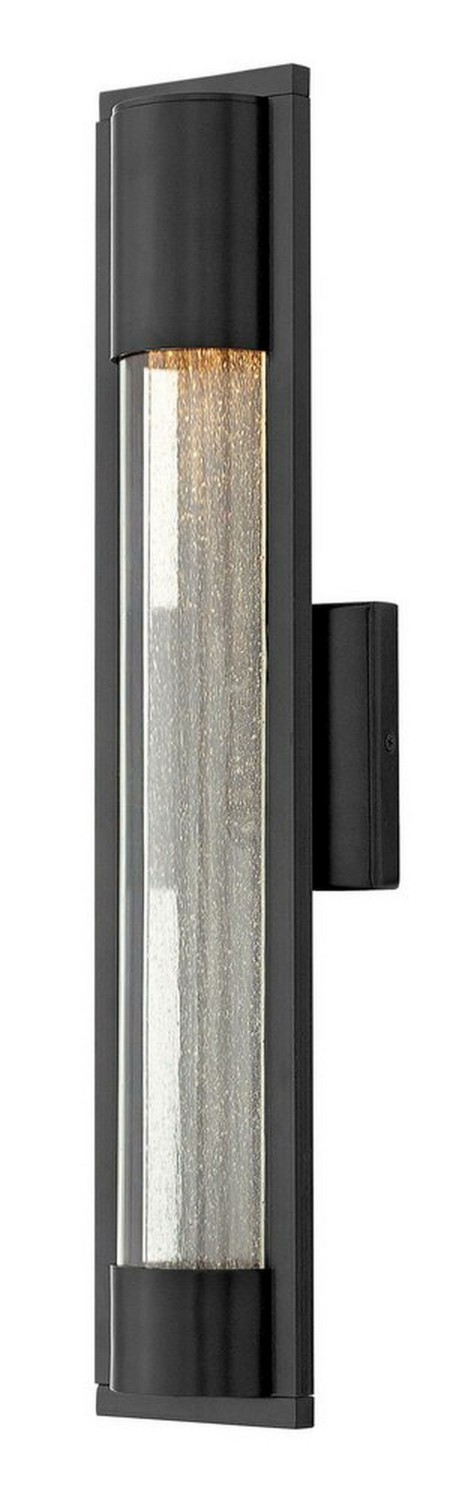 35W 1-Light Gu10 Halogen Outdoor Wall Sconce In Satin Black Outdoor Lighting Satin Black