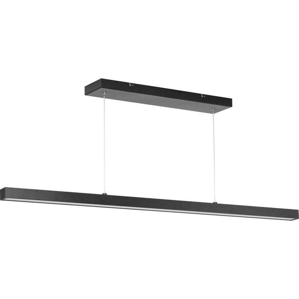 39W 1-Light Integrated Led Pendant Light In Matte Black Indoor Lighting Matte Black