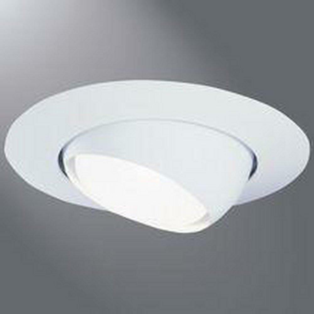 4-1/8 In. 30 Degree Tilt Eyeball Trim In White Indoor Lighting White