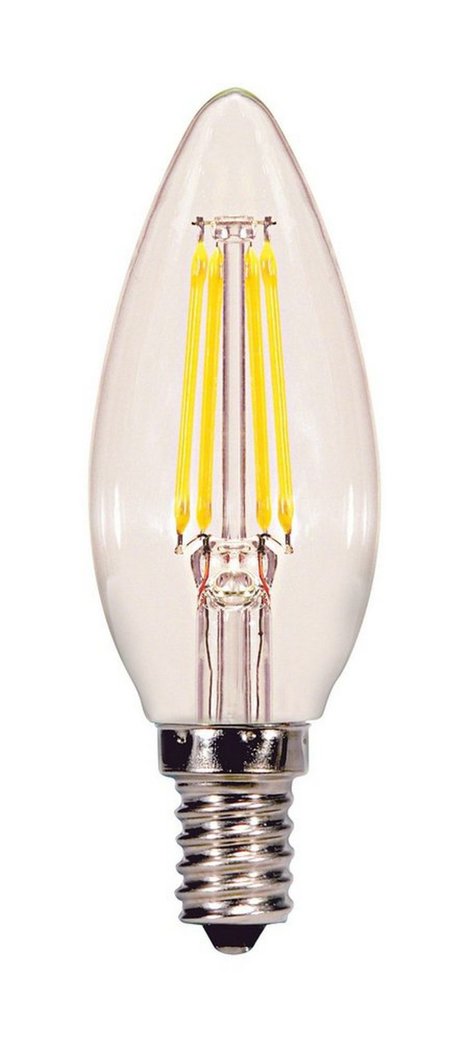 40 Watt B11 Led Clear Candelabra Base 90 Cri 3000K 120 Volt Light Bulbs