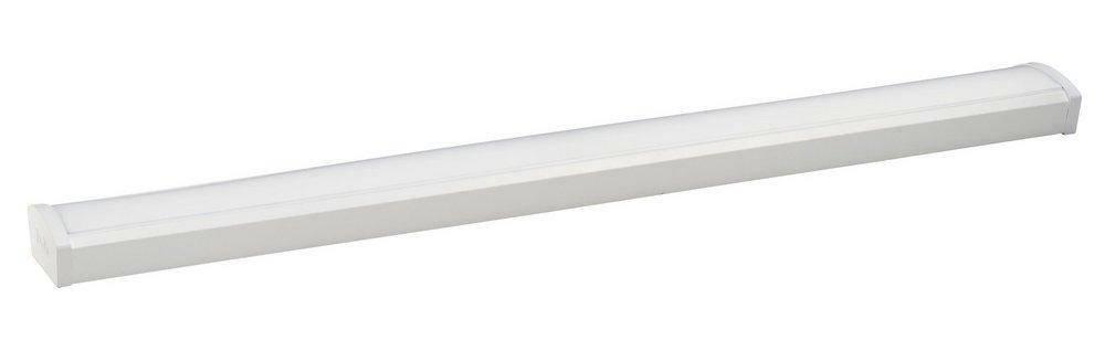 40W 1-Light Integrated Led Flush Mount Ceiling Fixture In White Ceiling Lighting White