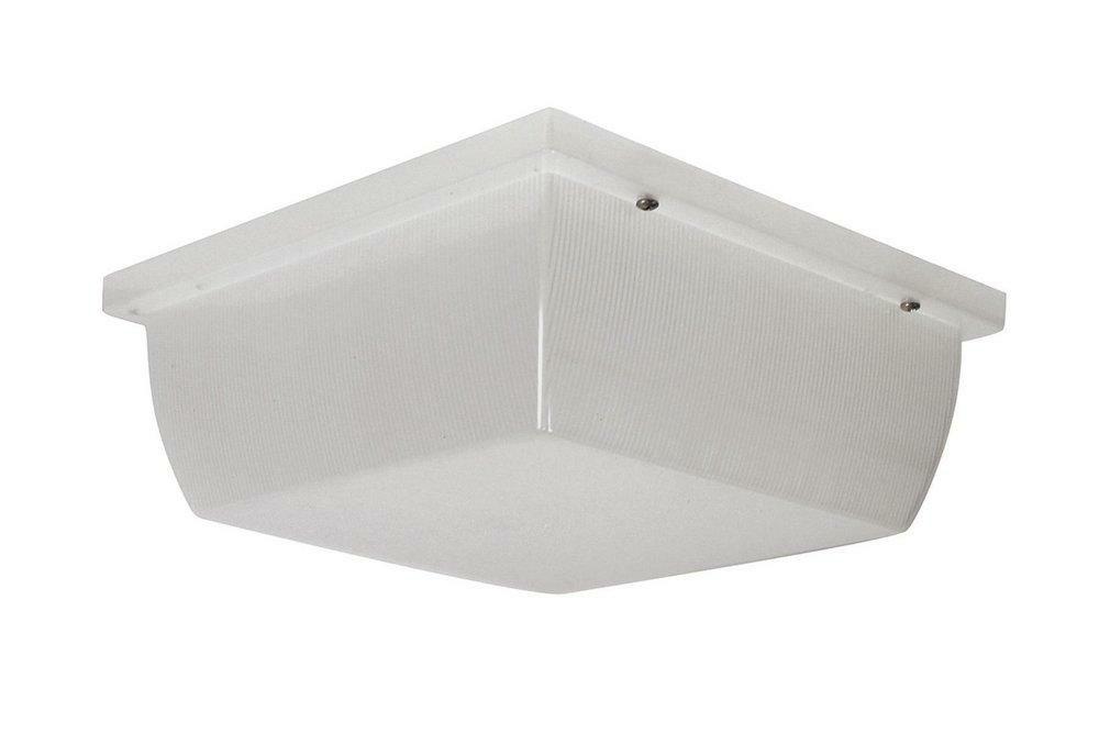 40W 2 Light Led Ceiling Mount In White Outdoor Lighting White