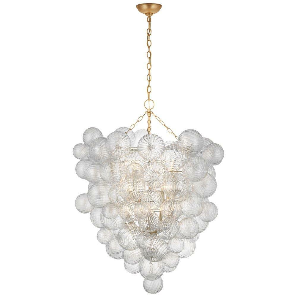 44-1/2 X 36-1/2 In. 6.5W 1-Tier 12-Light Led Transitional Chandelier In Gild Chandeliers Gild