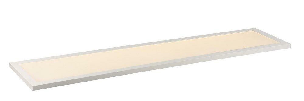 45W 1-Light Integrated Led Flush Mount Ceiling Fixture In White Ceiling Lighting White