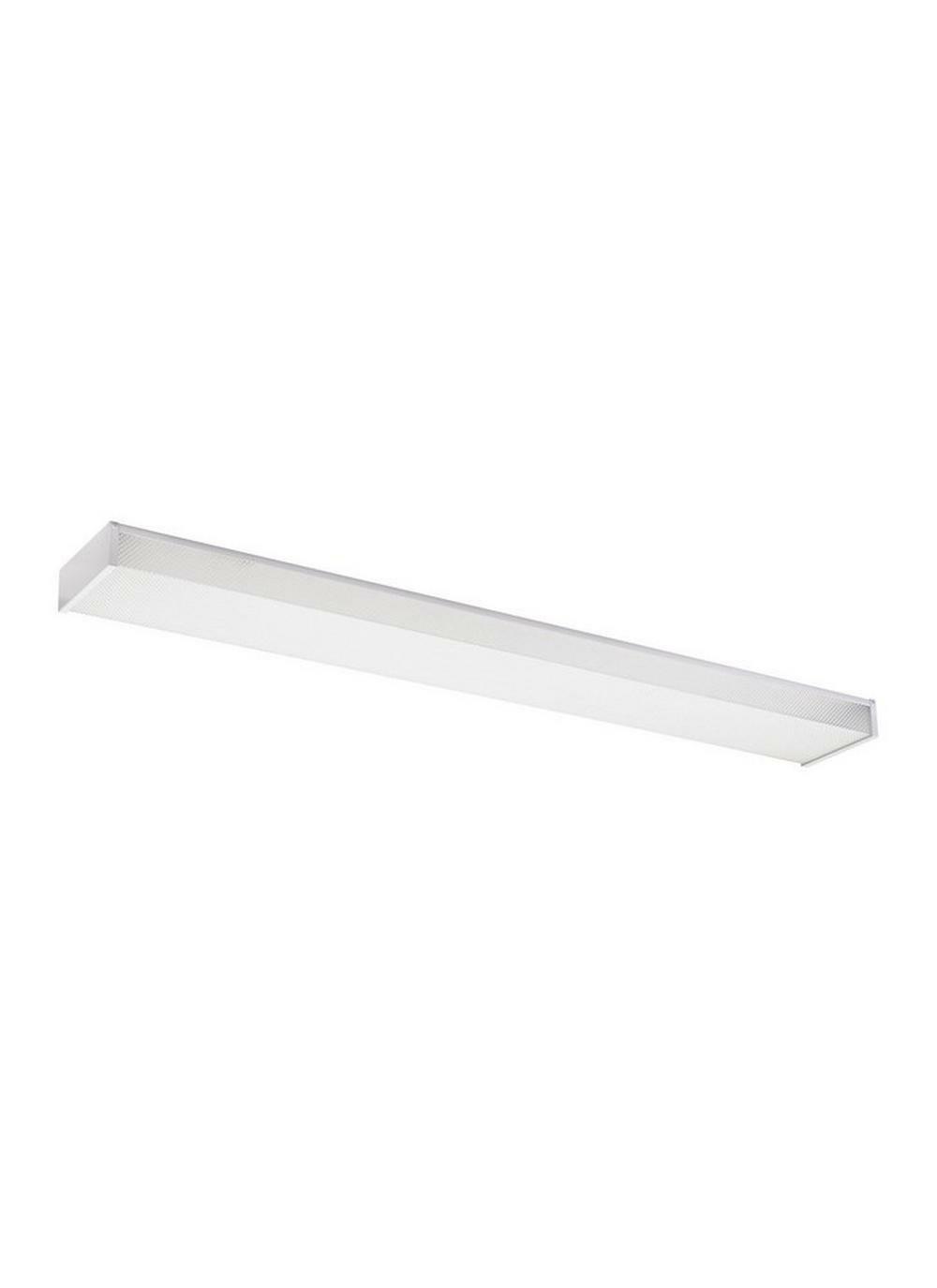 48 In 64W 2-Light Fluorescent T8 Linear Ceiling Fixture In White Fluorescent Lighting