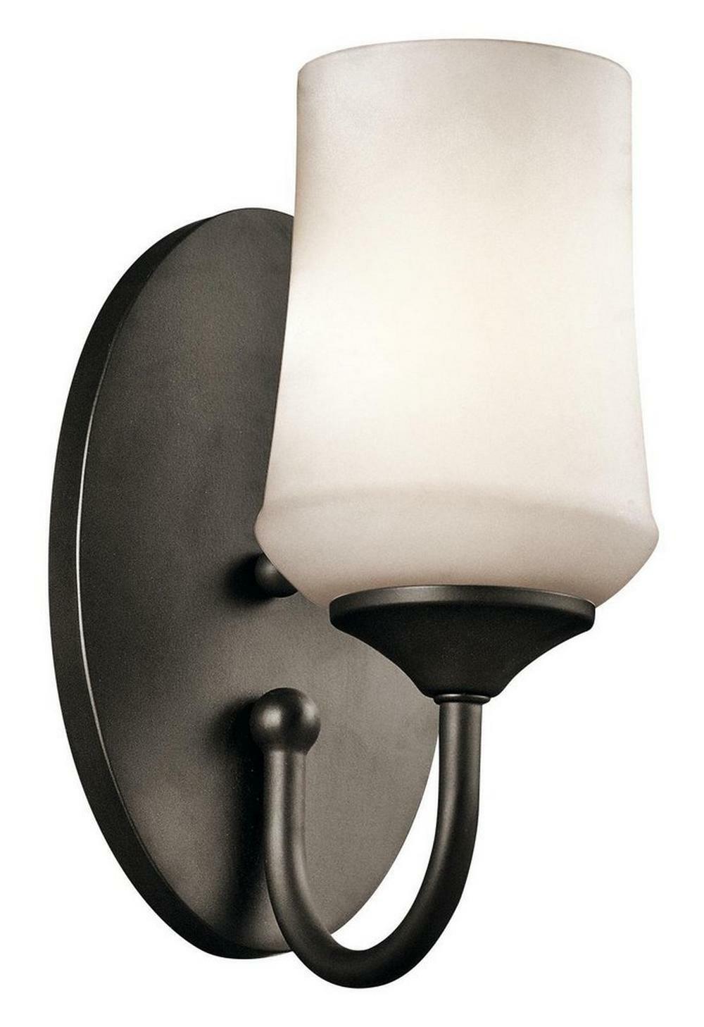 5-1/2 X 10-3/4 In. 100W 1-Light Medium E-26 Incandescent Wall Sconce In Olde Bronze Indoor Lighting Olde Bronze