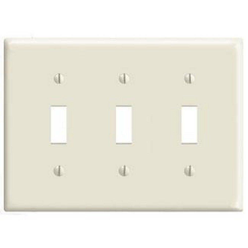 6-3/4 In. Plastic Wall Plate In Ivory Indoor Lighting Parts & Accessories Ivory