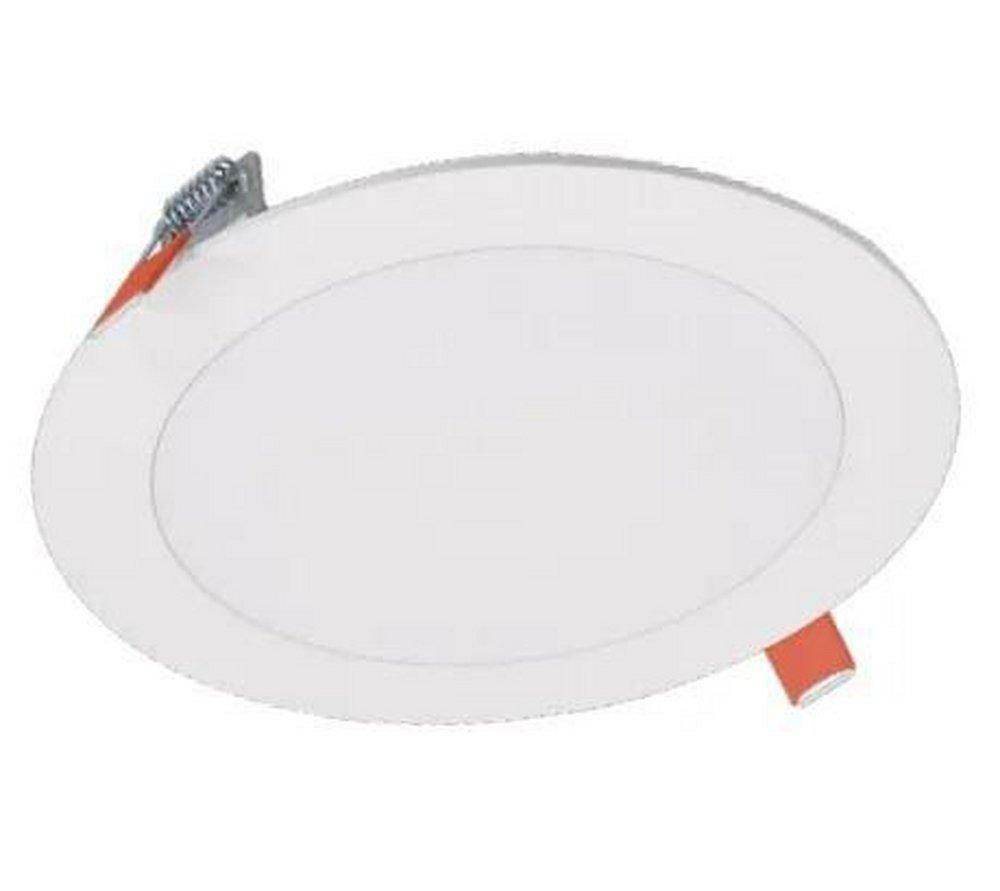 6 In. 12.6W Led Down Light With Remote Driver In Matte White Indoor Lighting Matte White