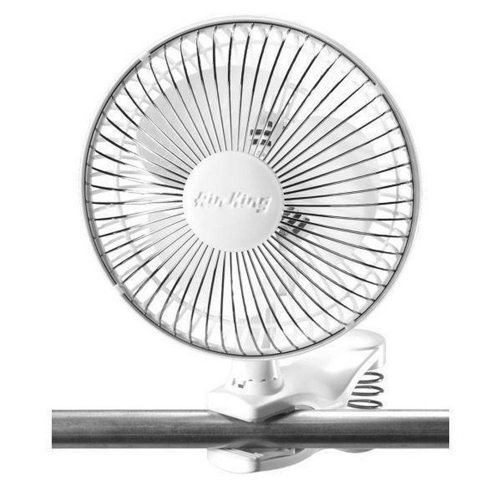 6 In. 3-Blade Clip-On Fan In White Fans & Accessories White