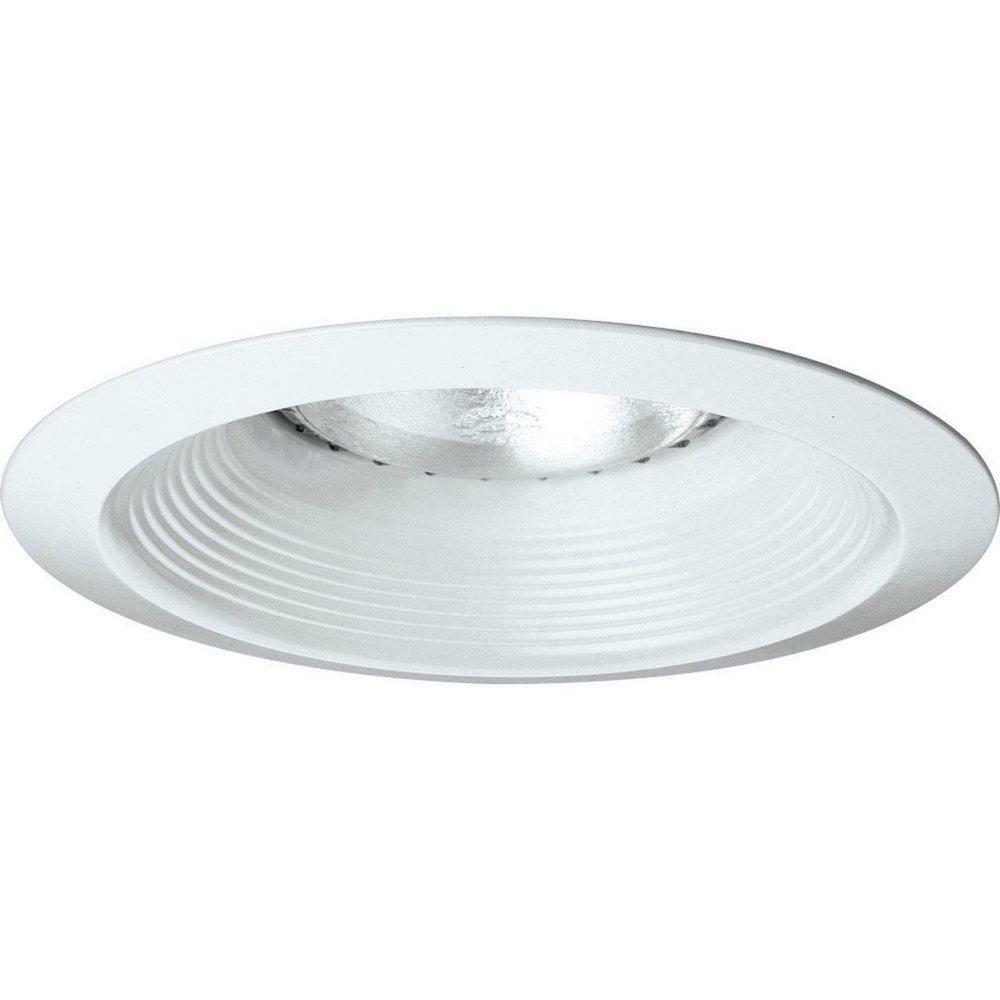 6 In. Open Recessed Baffle Trim White Indoor Lighting White