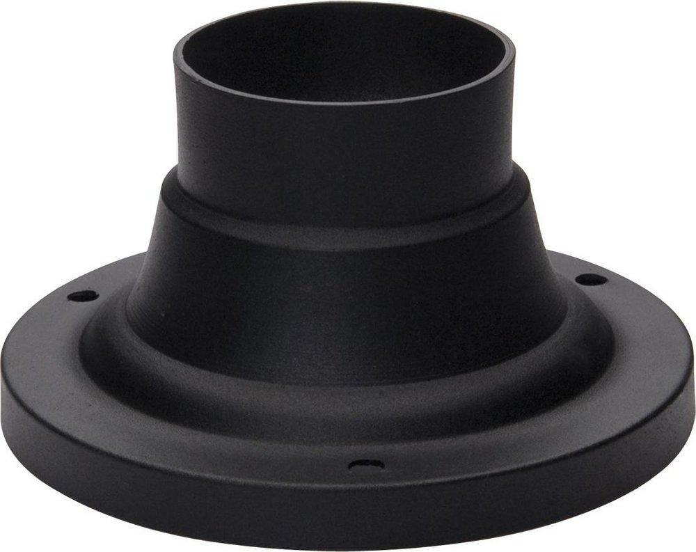 6 X 3-1/2 In. Pier Mount In Black Outdoor Lighting Black