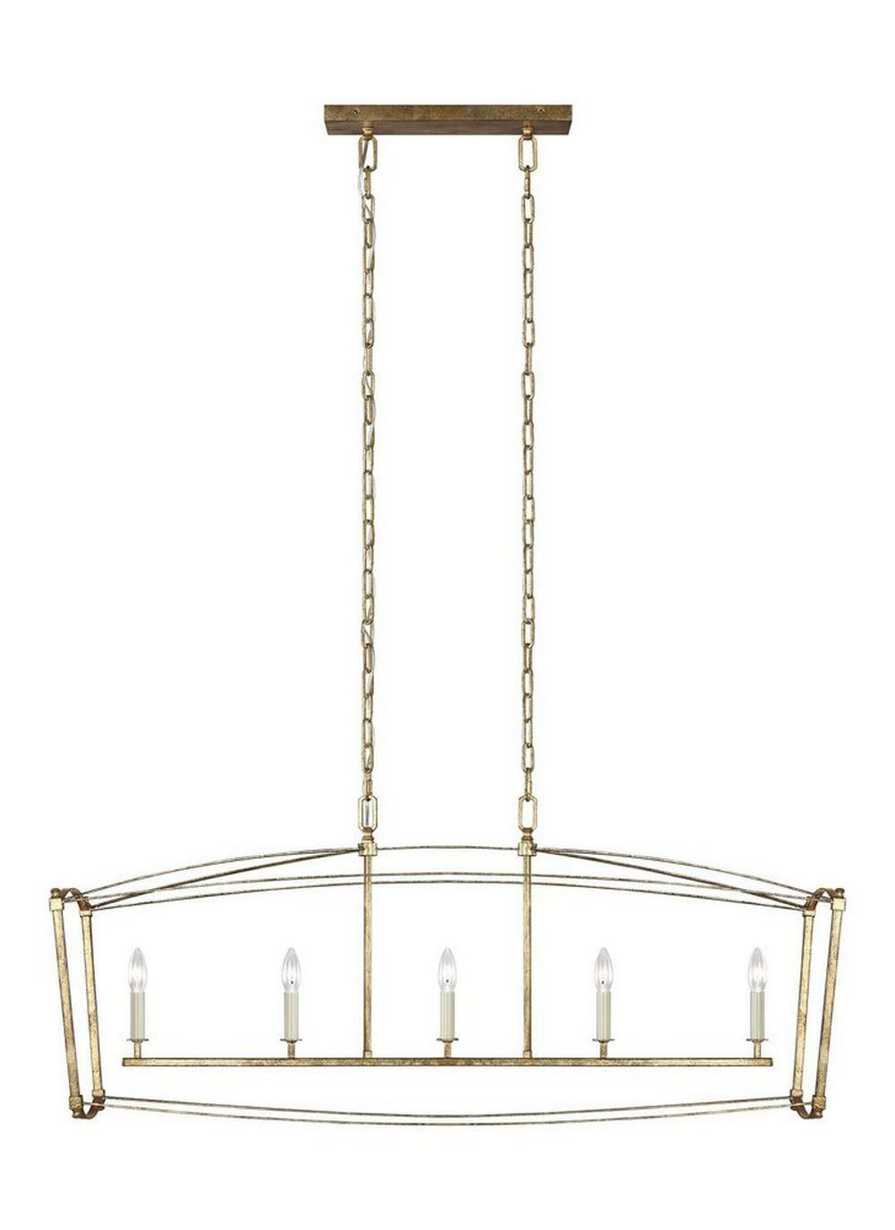 60W 5-Light Candelabra E-12 Incandescent Chandelier In Antique Gild Chandeliers Antique Gold