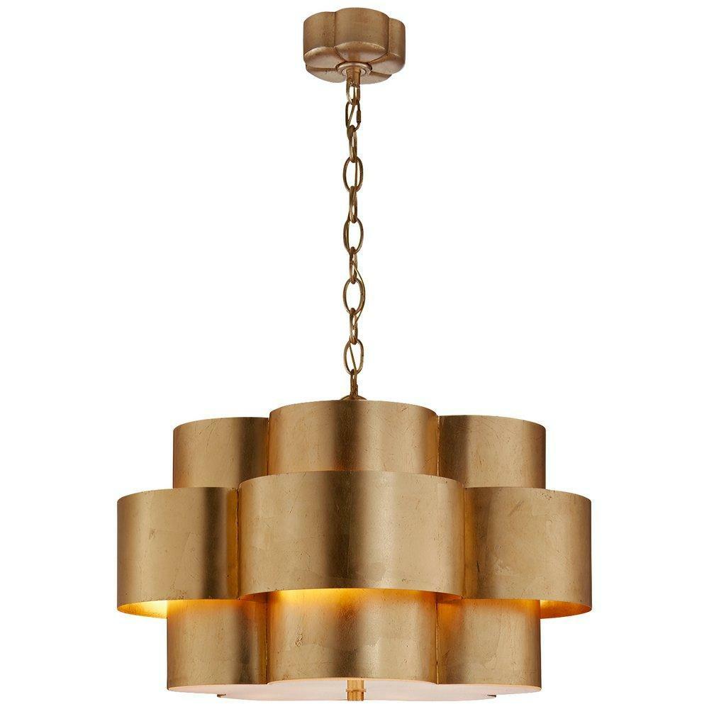 60W 5-Light Medium E-26 Incandescent Chandelier In Gild Indoor Lighting Gild