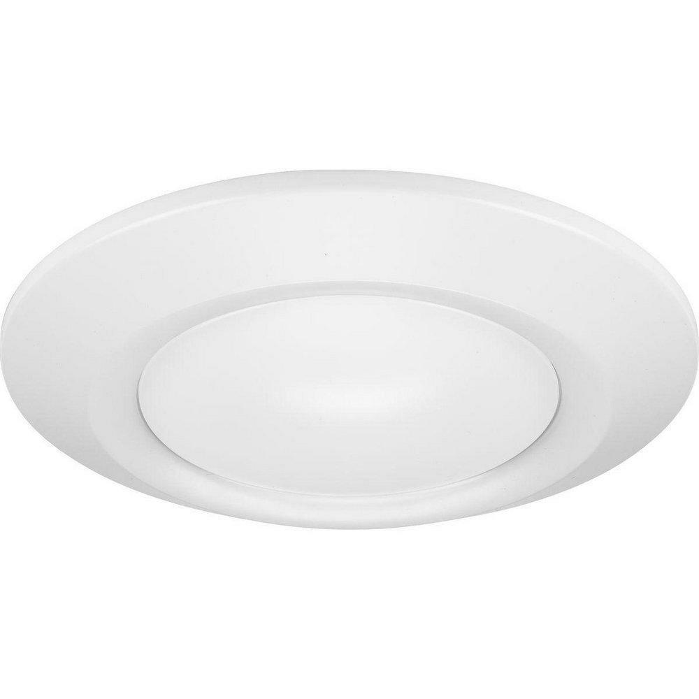 7-1/2 In. 15.5W 1-Light Incandescent Flush Mount Ceiling Fixture In Satin White Ceiling Lighting Satin White