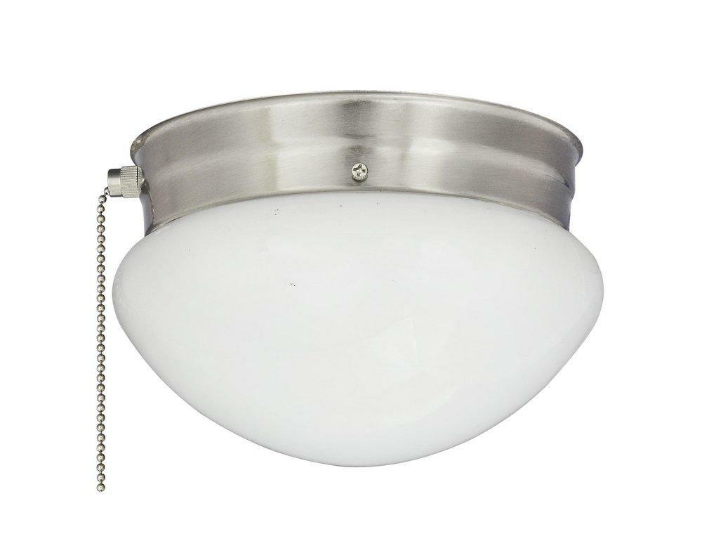 7-1/2 In. 60W Flush Mount Ceiling Fixture In Brushed Nickel Ceiling Lighting Brushed Nickel