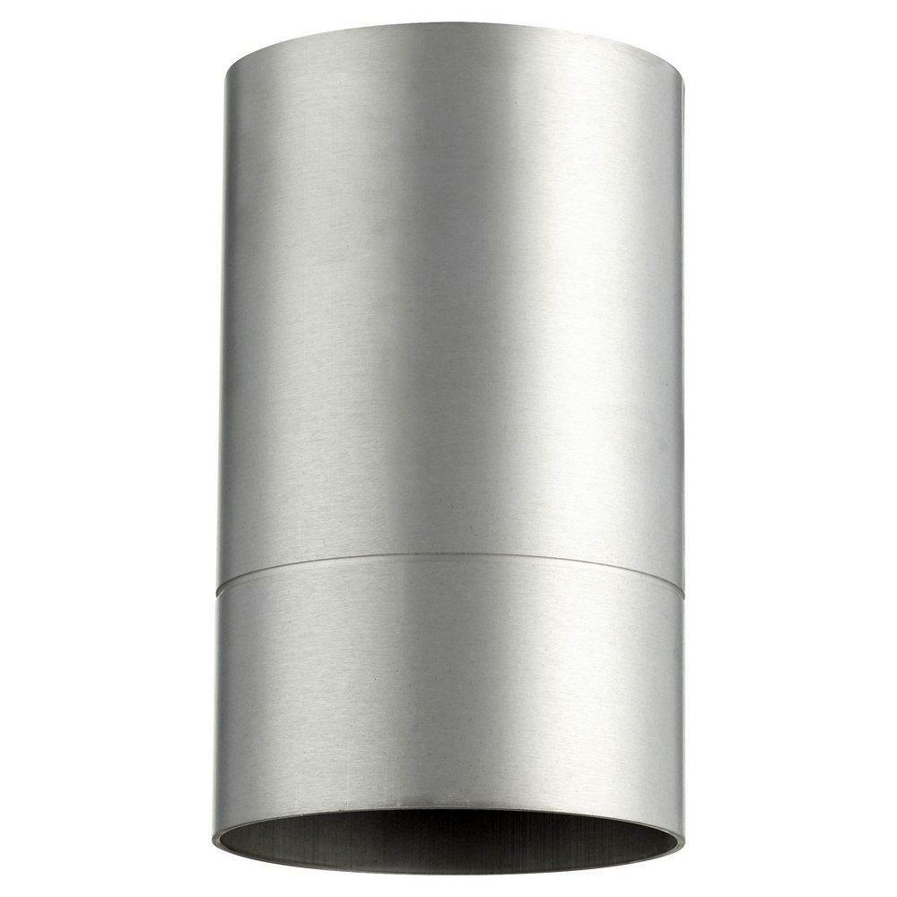 75W 1-Light Medium E-26 Incandescent Outdoor Ceiling Fixture In Brushed Aluminum Outdoor Ceiling Lighting Brushed Aluminum