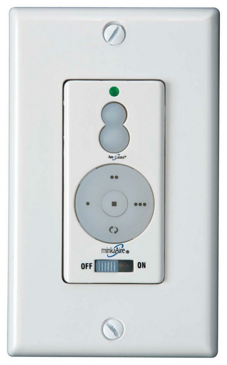 Full Function Wall Control In Ivory And White Ceiling Fan Parts & Accessories White