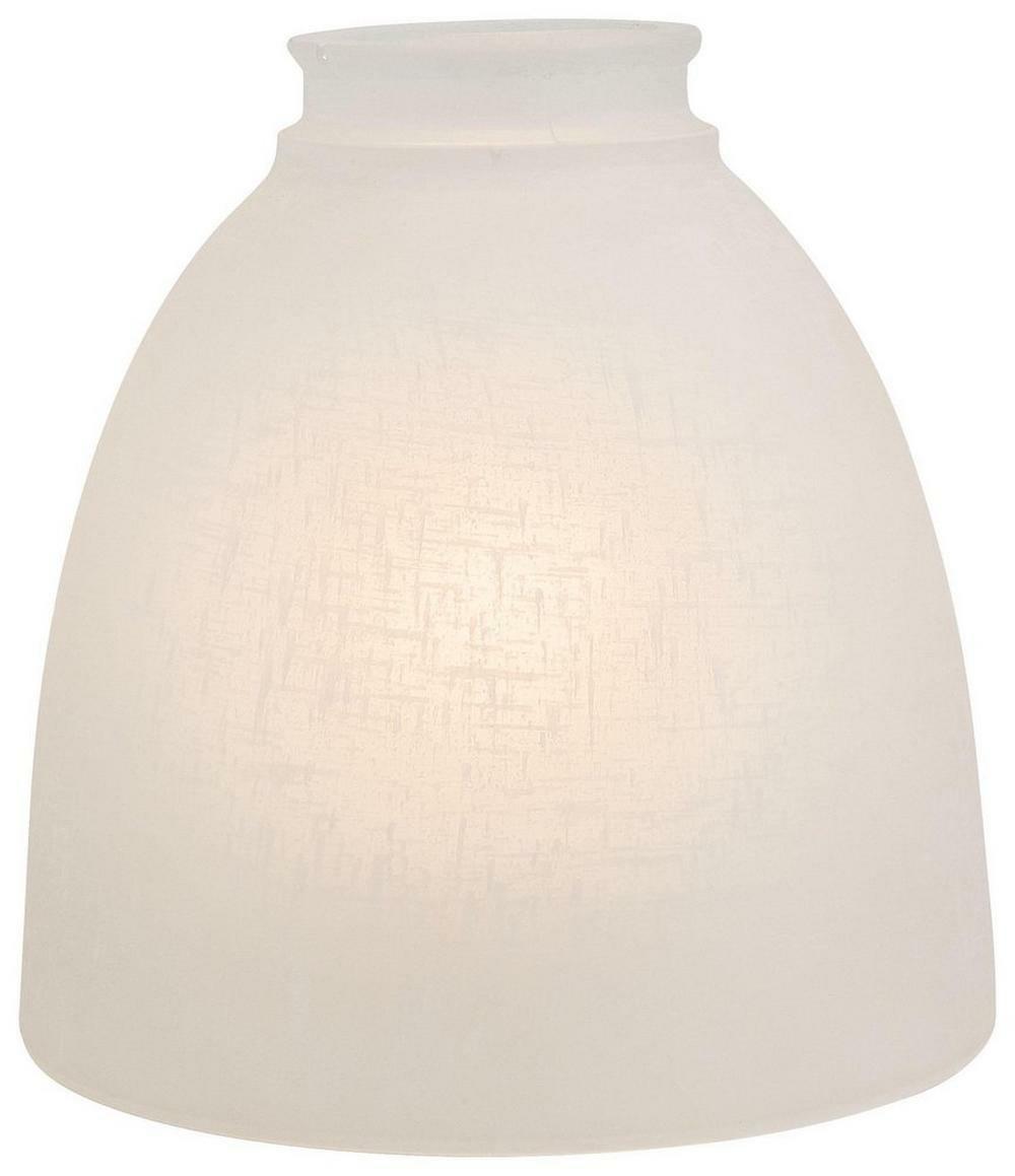 Glass Shade With Linen Indoor Lighting Parts & Accessories