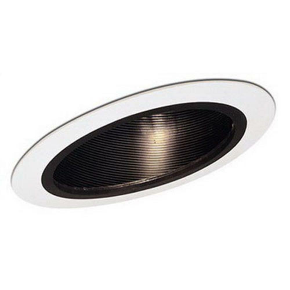 Metal Baffle Trim In White Indoor Lighting White