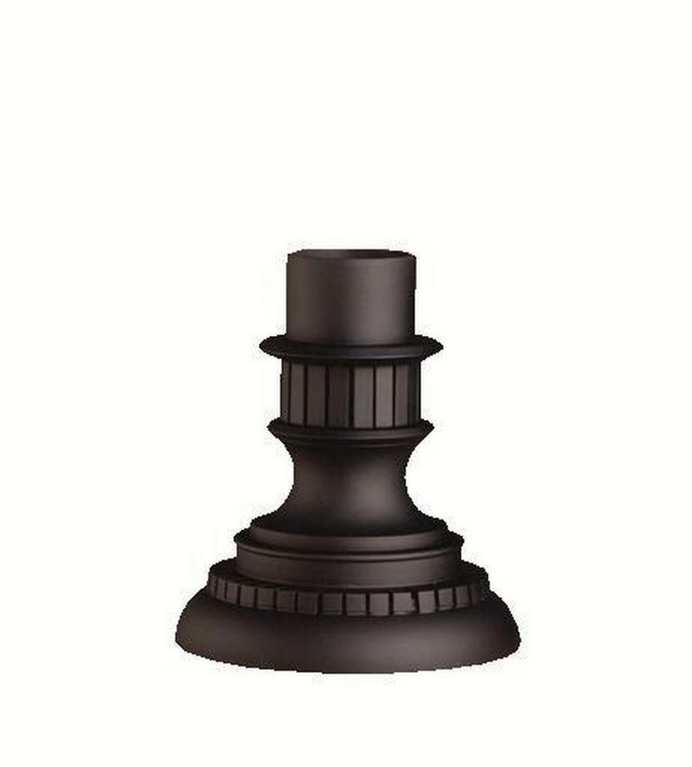 Outdoor Pier Mount In Black Outdoor Lighting Black